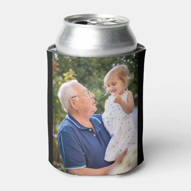 Doppelseitiges Foto Personalisiert Niedlich Dosenkühler (Kanne Vorderseite)