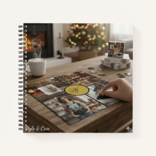 Doppelseitiges individuelles Bild personalisiert Notizbuch