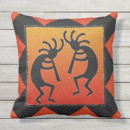 Doppelseitiges Kokopelli-Design Kissen Für Draußen