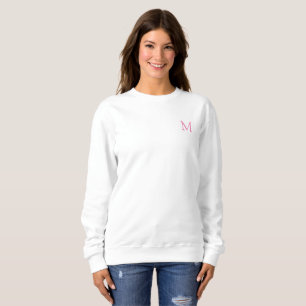 Doppelseitiges Monogramm Kleidungsstück für Frauen Sweatshirt