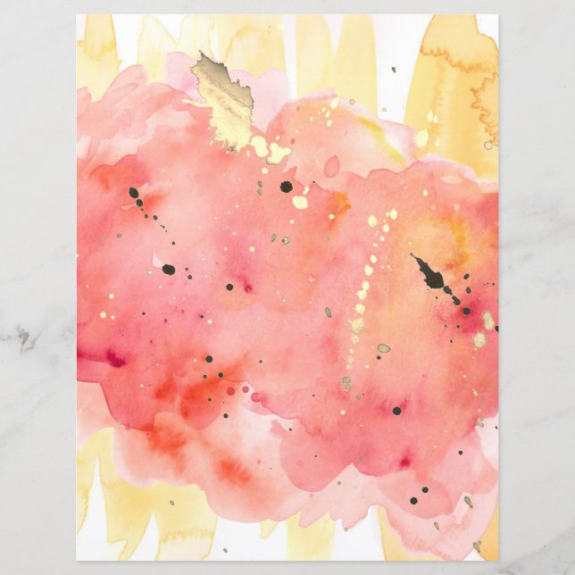 Doppelseitiges Watercolor-Scrapbook (Vorderseite)