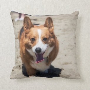 Doppelseitiges Wurfskissen des entzückenden Corgi Kissen