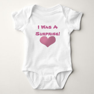 DOPPELShirt WAR ICH EIN SURPISE Baby Strampler