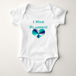 DOPPELShirt WURDE ICH GEPLANT Baby Strampler
