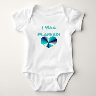DOPPELShirt WURDE ICH GEPLANT Baby Strampler
