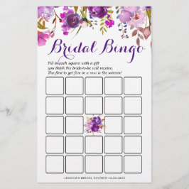 DOPPELSIERTES LILA BRAUTPARTY