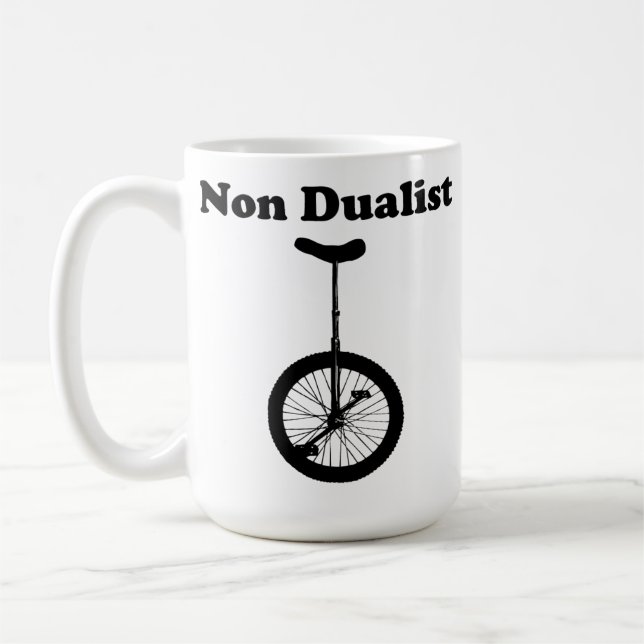 DoppelSpaß-Tasse des Unicycle nicht Kaffeetasse (Links)