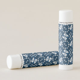 Doppelsternkettenschattierungen von blauem Quilt