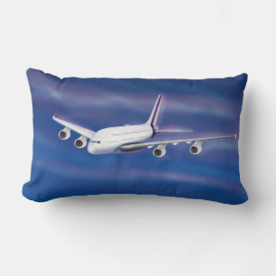 Doppelstock-Kommerzflugzeug Lendenkissen