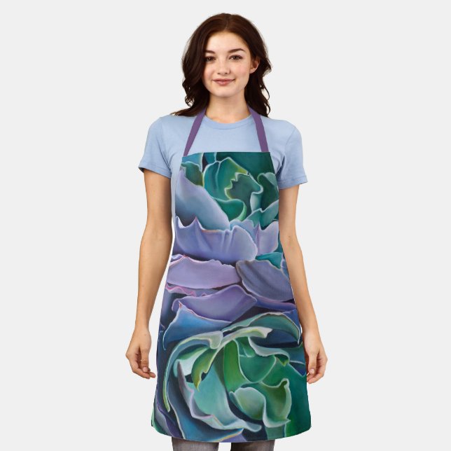 Doppelsukkuläre Schürze (Getragen)