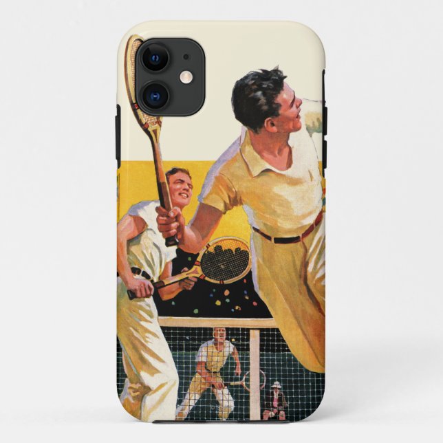 Doppelt-Tennis-Match Case-Mate iPhone Hülle (Rückseite)