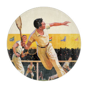 Doppelt-Tennis-Match Schneidebrett