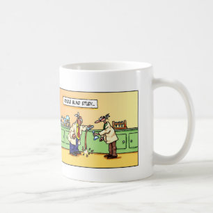 Doppelte blinde Studienkaffee-Tasse Kaffeetasse