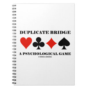 Doppelte Brücke ein psychologisches Spiel Notizblock