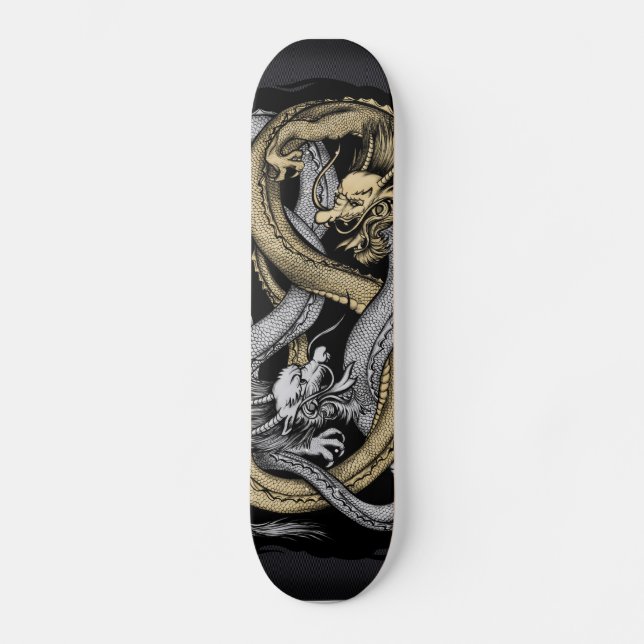 Doppelte Drachen, Skateboard (Vorderseite)