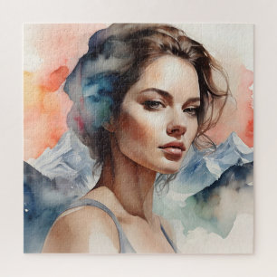 Doppelte Exposition von Frauen