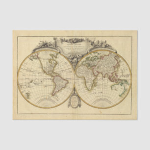 Doppelte Hemisphäre Seidenpapier