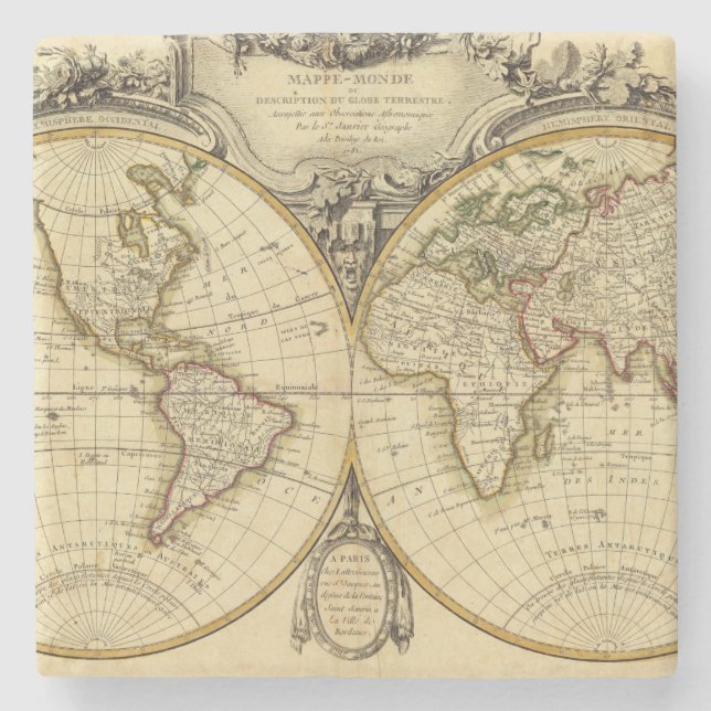 Doppelte Hemisphäre Steinuntersetzer (Vorderseite)
