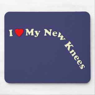 Doppelte Knie-Ersatz-Geschenke   erhalten gut Mousepad