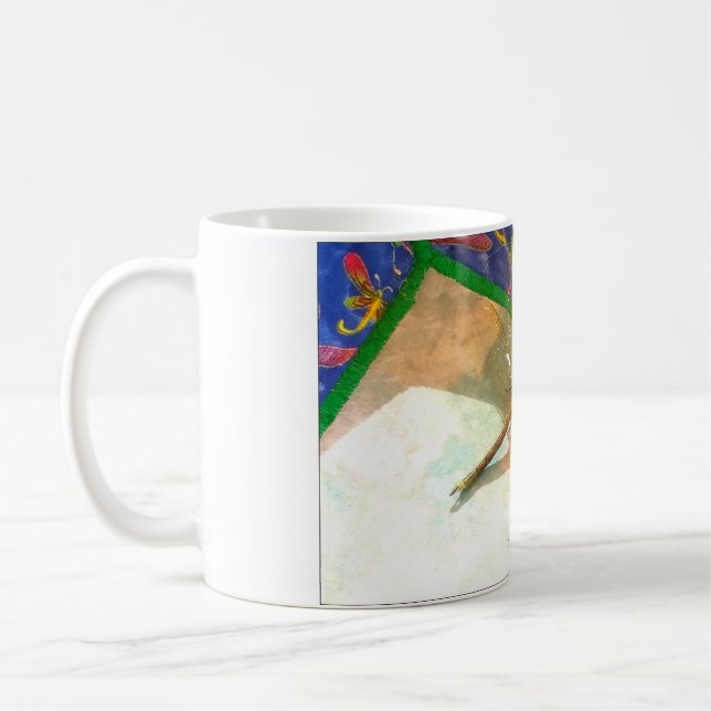 Doppelte Libelle Kaffeetasse (Links)