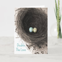 Doppelte Liebe Card gewinnt Glückwunschkarte