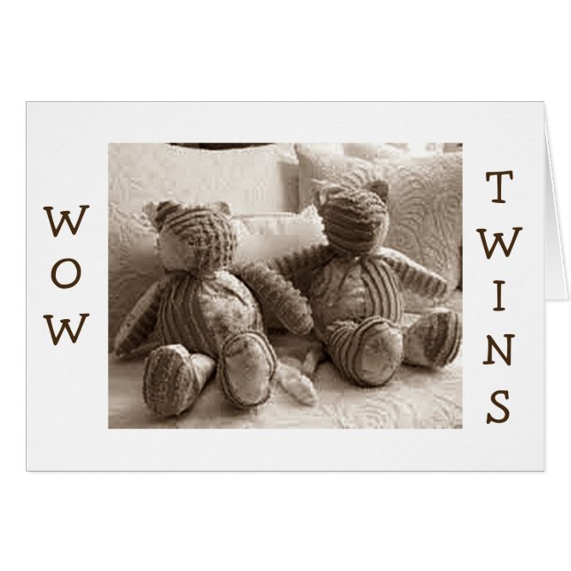 DOPPELTE LIEBE/FREUDE/SPASS MIT DEM GEBURT IHRER Z (Vorderseite (Horizontal))