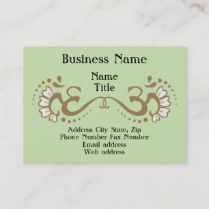 Doppelte OM-Visitenkarte Visitenkarte