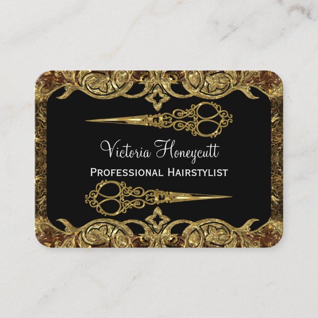 Doppelte Schere-berufliche Art Wellingtons Visitenkarte (Vorderseite)