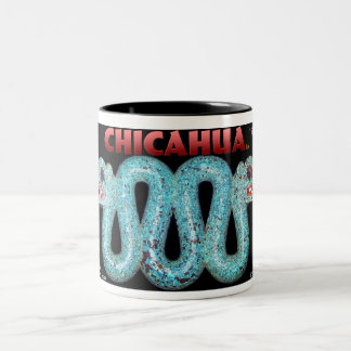 "Doppelte Schlange " Zweifarbige Tasse