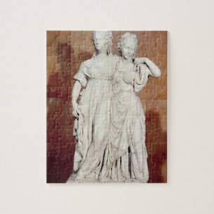 Doppelte Statue der Prinzessinnen Louise