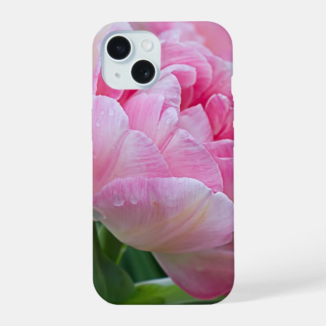 Doppelte Tulpen iPhone 15 Hülle (Rückseite)