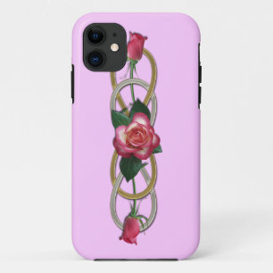 Doppelte Unendlichkeit Silver Gold Rose Case-Mate iPhone Hülle