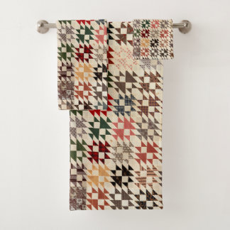 Doppelte X Quilt Badhandtuch Set