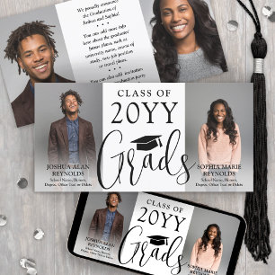 Doppelter Abschluss - Zwei Absolventen - Fotos gem Ankündigung