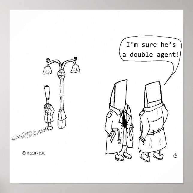 Doppelter Agent Poster (Vorne)