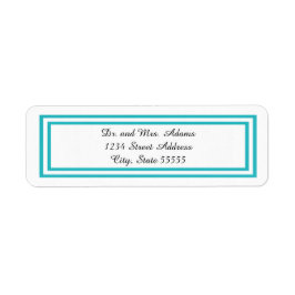 Doppelter Aquamariner Trimm - Rückgabeadresse