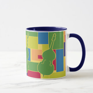 Doppelter Baß Colorblocks Tasse