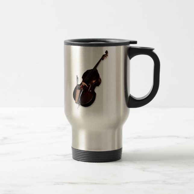 Doppelter Baß - Reise-Tasse Reisebecher (Rechts)