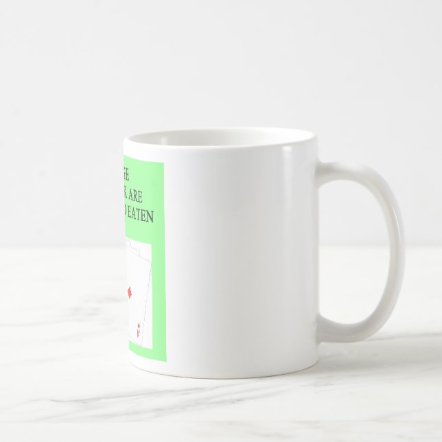 doppelter Bridge-Spieler Kaffeetasse (Rechts)