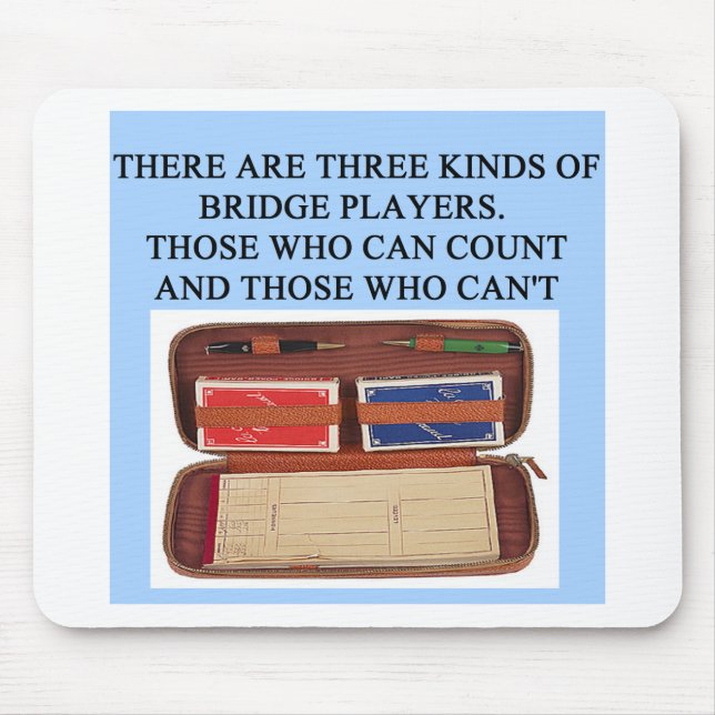 doppelter Brückenspielspieler Mousepad (Vorne)