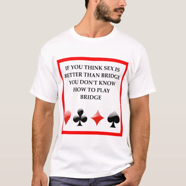 doppelter Brückenwitz T-Shirt (Vorderseite)