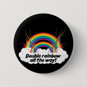 DOPPELTER REGENBOGEN VOLLSTÄNDIG BUTTON