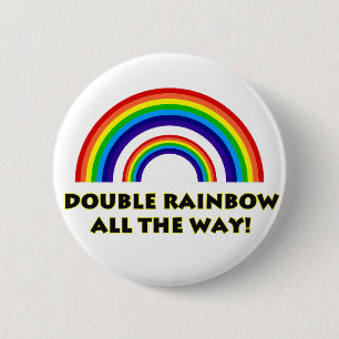 Doppelter Regenbogen. VOLLSTÄNDIG!! Button