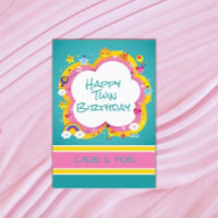 Doppelter Spaß! Twins Custom Geburtstag