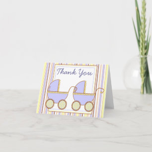 Doppelter Wagen - danke Notecard