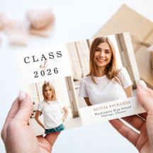 Doppeltes Foto | Klasse des Abschlusses 2025