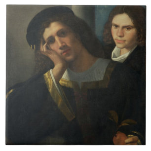 Doppeltes Porträt, c.1502 Fliese