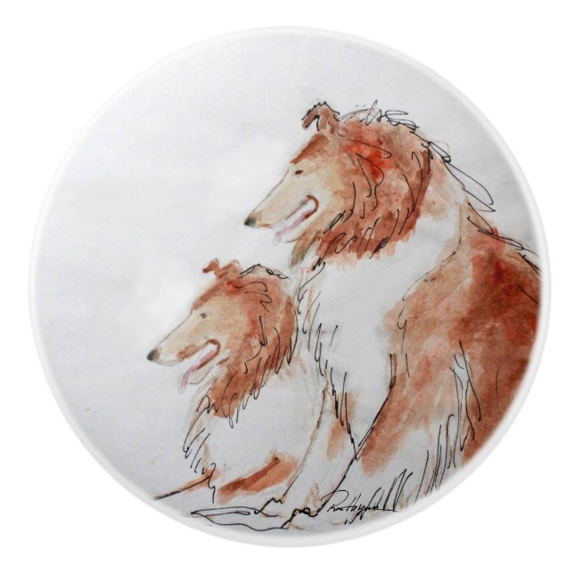 Doppeltes Problem Keramikknauf (Vorderseite)