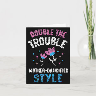Doppeltes Problem Mutter-Tochter-Stil Mutter Karte