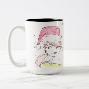 Doppeltes Problem Zweifarbige Tasse